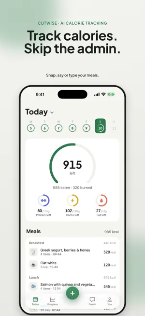 CutWise: AI Calorie Counter screenshot 1