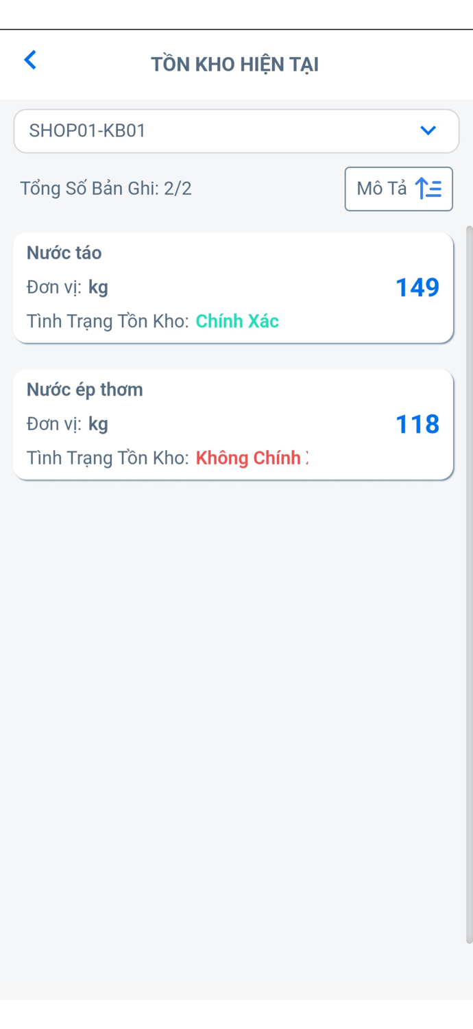 Quản Lý Cửa Hàng Và Tồn Kho