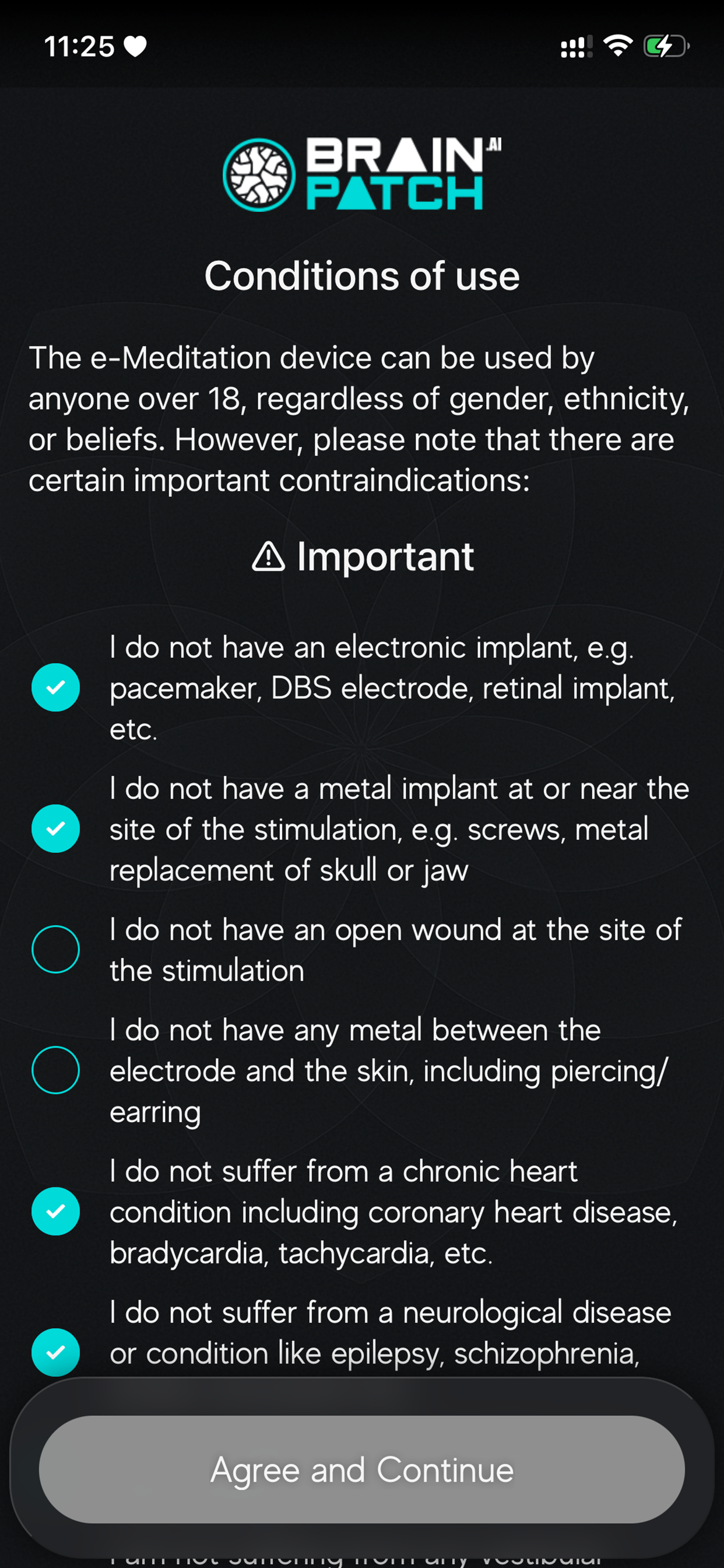 e-Meditation by BrainPatch screenshot 5