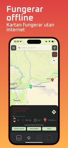 Laddstationer för Tesla iPhone screenshot 4