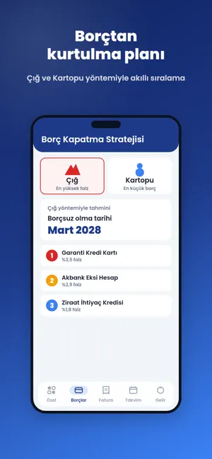Borcy: Borç Takip screenshot 1