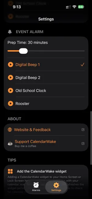 CalendarWake screenshot 3