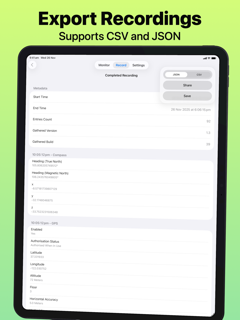 Gathered: Sensors and Metadata screenshot 9
