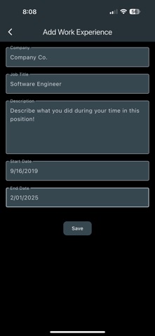 Create a Resume Screenshot 5 of 9