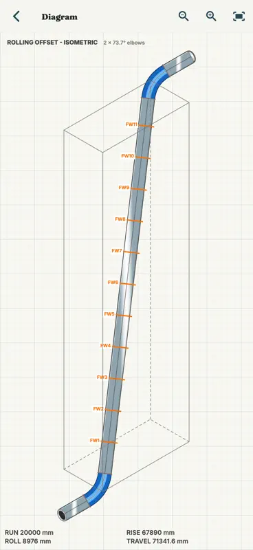 Pipefitter's Mate: Pipe Offset screenshot 6 of 7