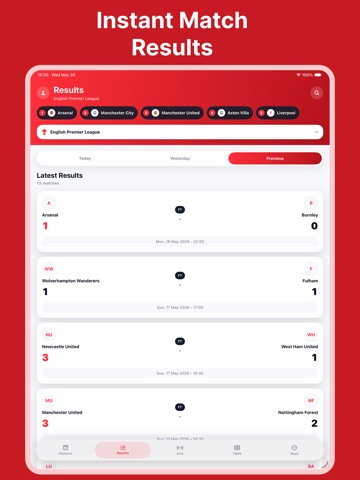 CricFy Football Live Score808 ipad screenshot 3