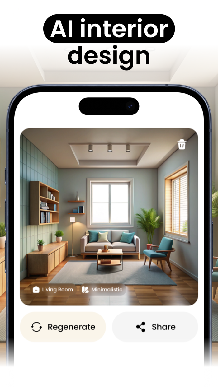 Interior design by Home AI