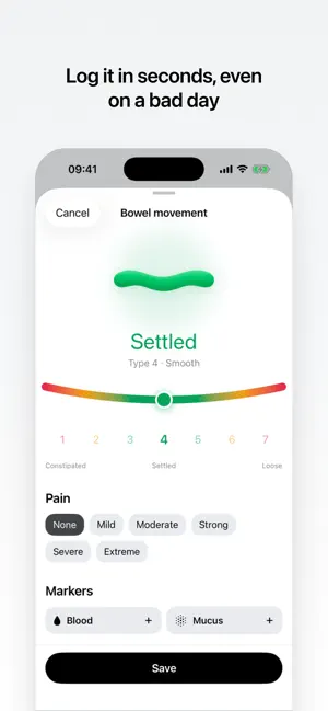 Settle: IBS & Gut Tracker screenshot 3