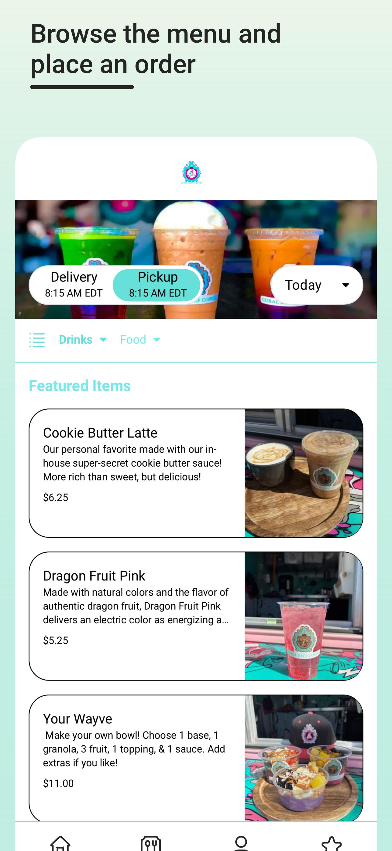 Coral Reef Coffee screenshot 2
