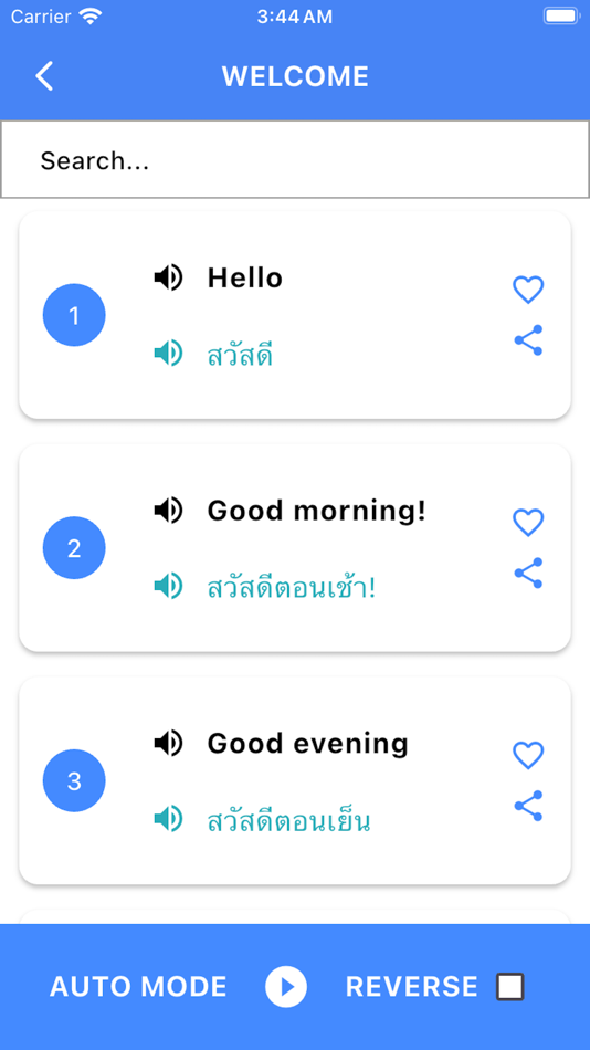 #3. Learn Thai From English Fast (iOS) Podle: Advanced Apps Studio