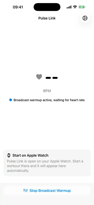 Pulse Link: Heart Rate BLE screenshot 1 of 5