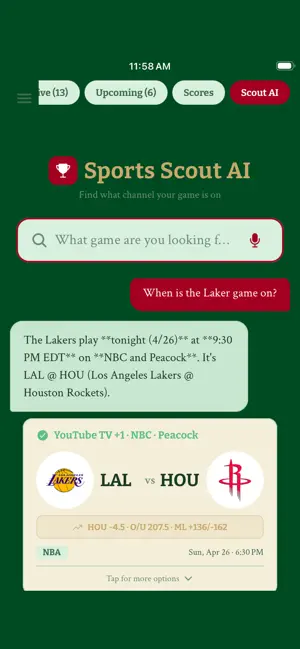 Find My Sports screenshot 2