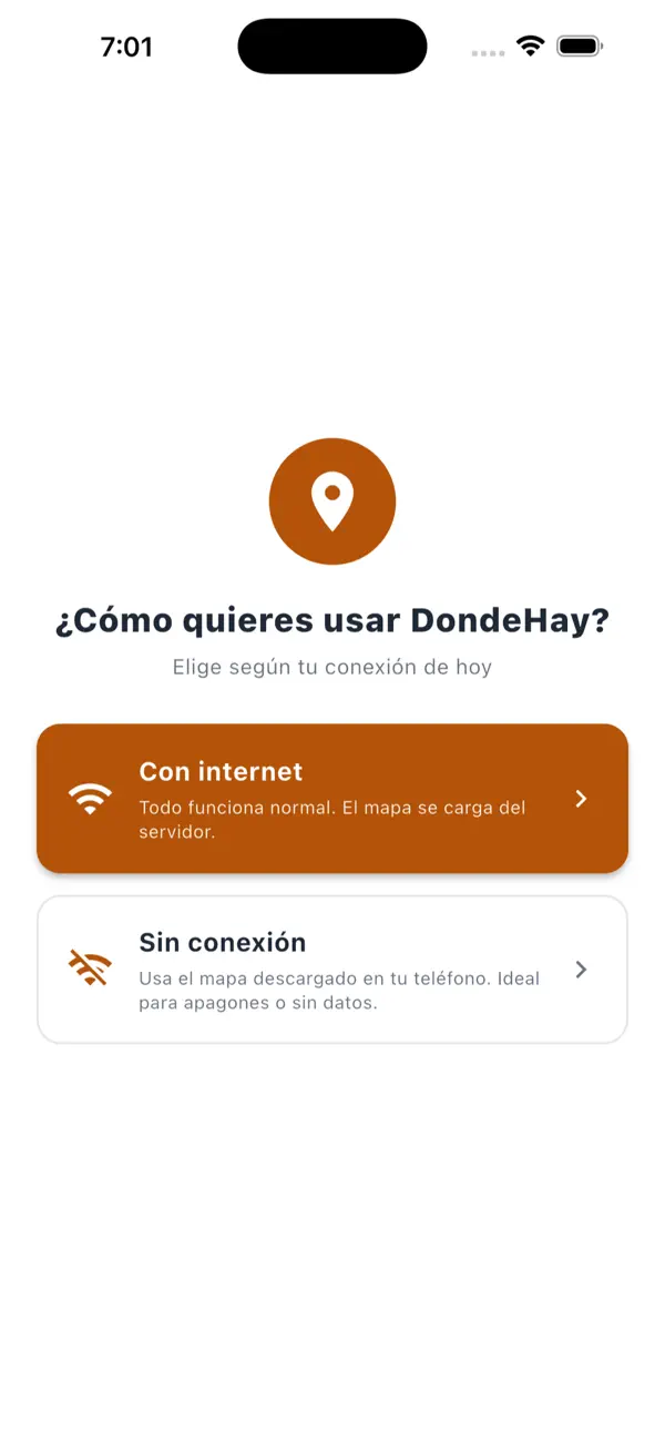Screenshot #1 pour Donde Hay.