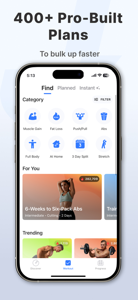 JEFIT Workout Plan Gym Tracker screenshot 4