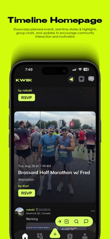 Kwiik Fitness screenshot