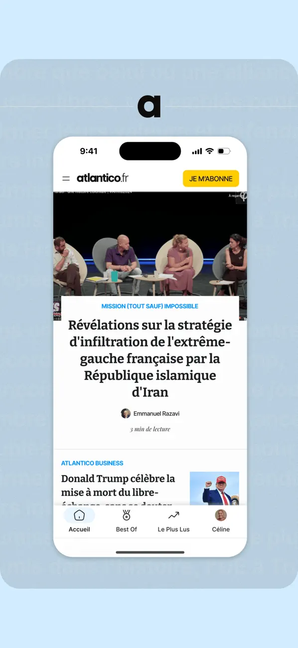 Screenshot #1 pour Atlantico