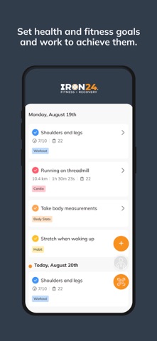 Iron 24 Fitness Recovery screenshot