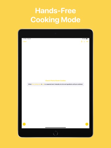 Nutmeg: Recipe Manager iPad screenshot