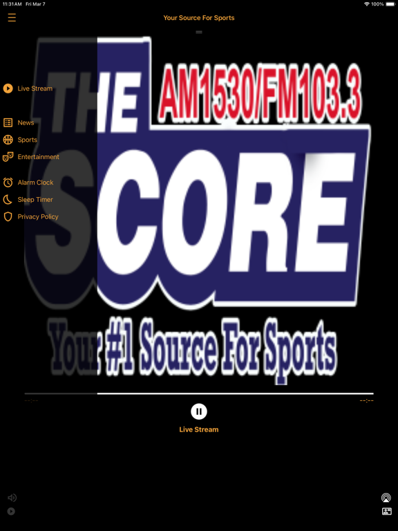 Screenshot #5 pour The Score Radio