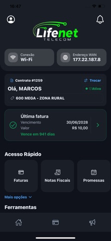 Lifenet Telecom screenshot