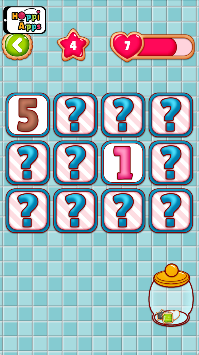 Memory Cookies Match game