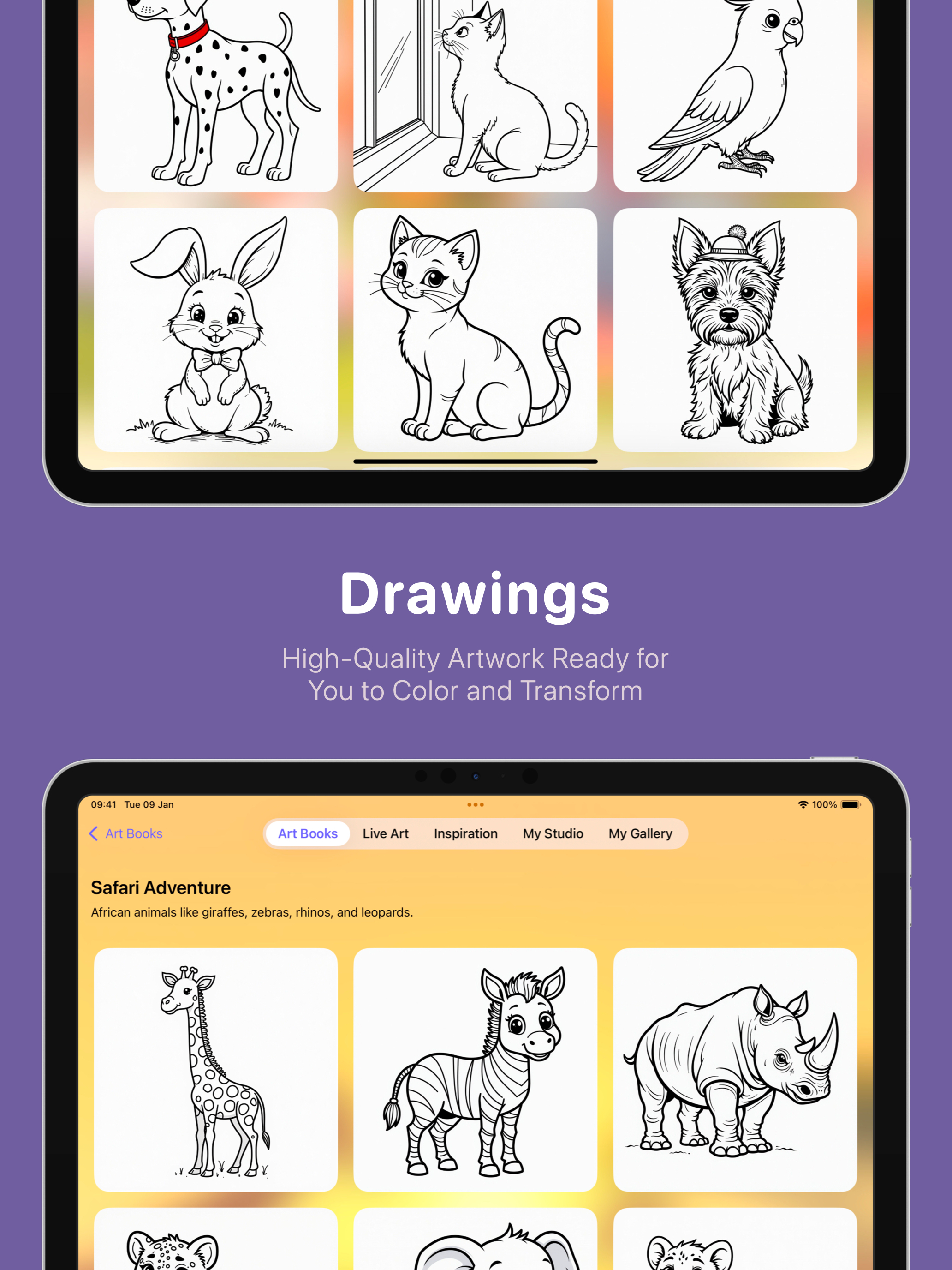 Kala: AI Art Coloring Book screenshot 14