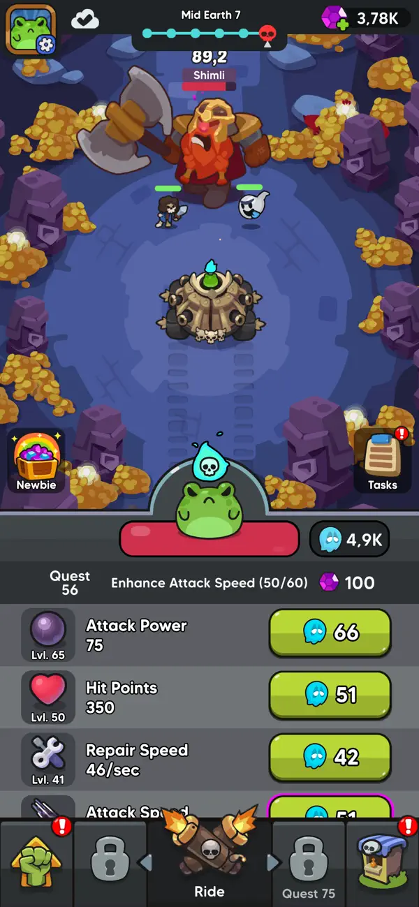 Legend of Frog Hack screenshot 9 - game app interface