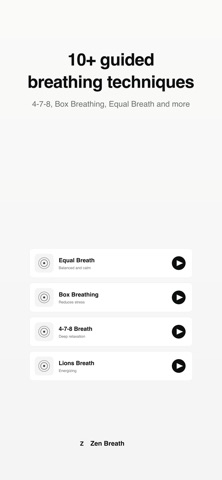 Zen Breath: Breathing & Calm screenshot