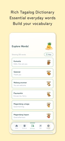 Pinya - Learn Tagalog Screenshot 2 of 5
