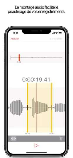 Capture d'écran de Just Press Record sur iPhone 6