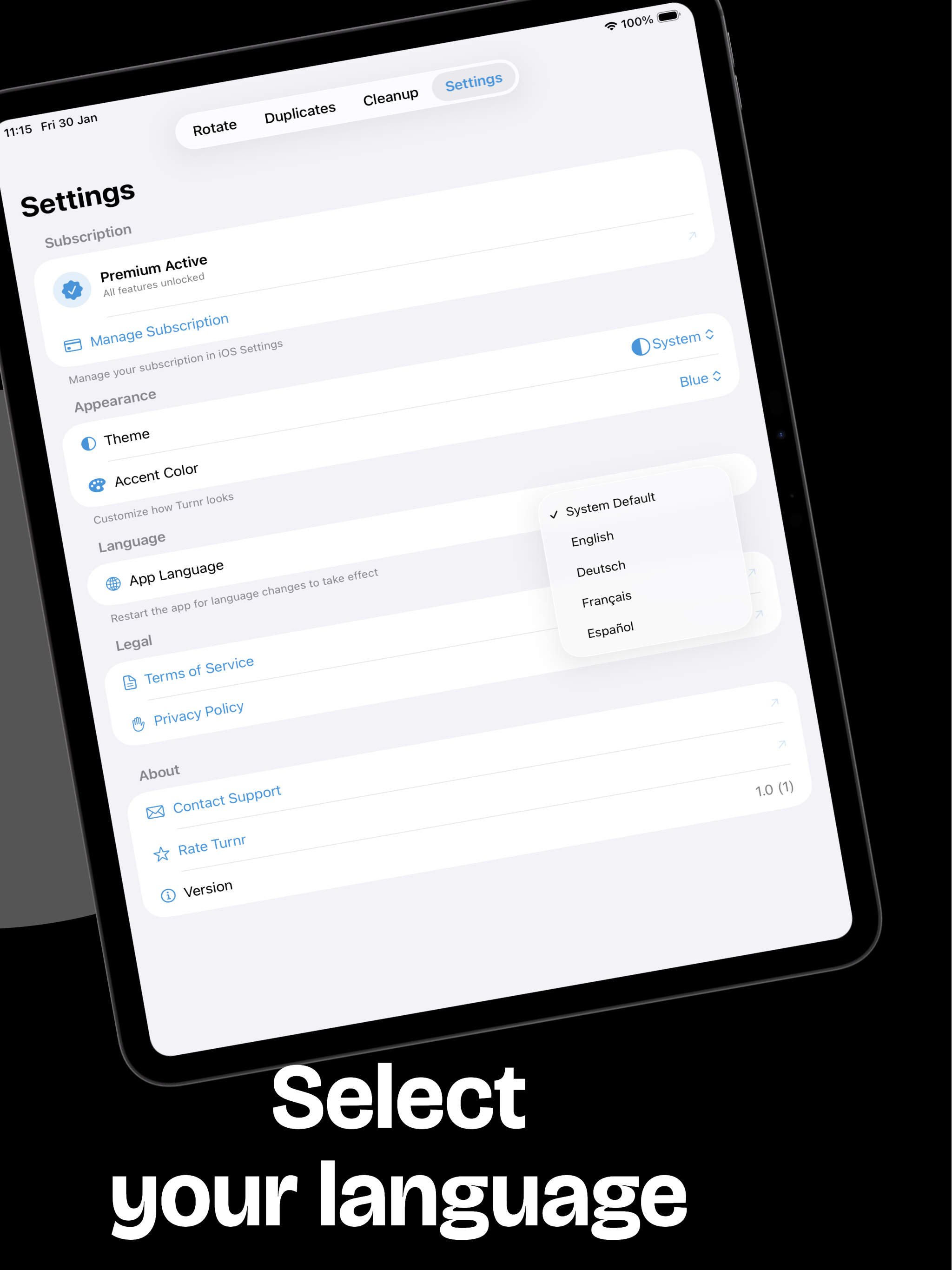 Turnr: Rotate & Clean Photos