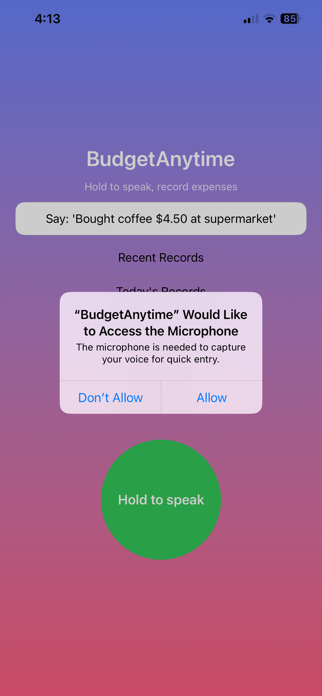 Budget Anytime Screenshot 6 of 9