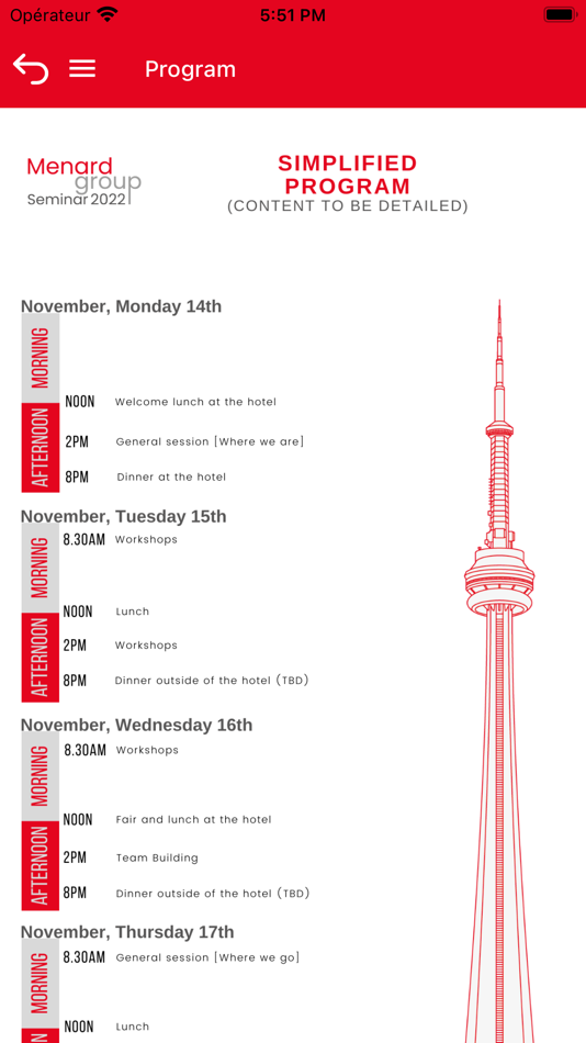 #2. Menard Event App (iOS) 由: Invent-App