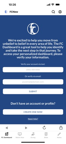 The FCNewburgh app screenshot