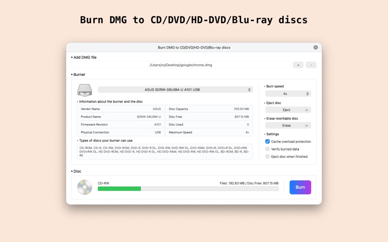 App screenshot