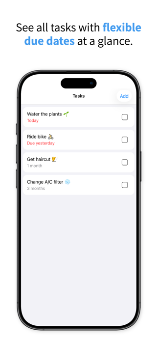 Againly: Track Recurring Tasks Screenshot 1 of 4