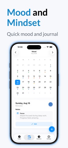 Daily Habit Tracker - Ritunary iPhone screenshot