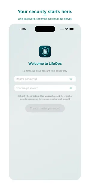 LifeOps: Personal Manager screenshot 1