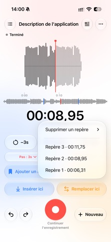 Dictée Audio Pro screenshot 1