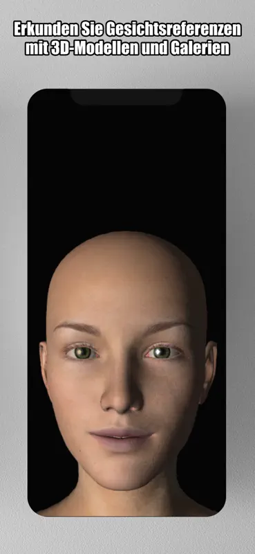 Face Model: 3D Head Reference screenshot 1 of 9