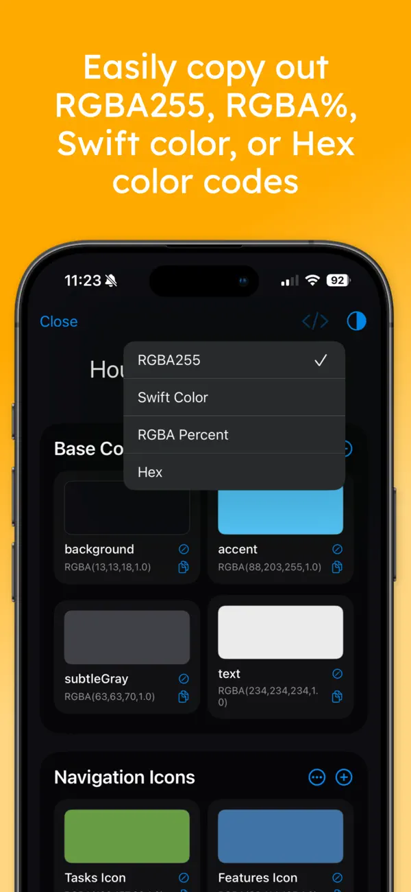 #3. SwatchStack (iOS) Által: Mikal Krall