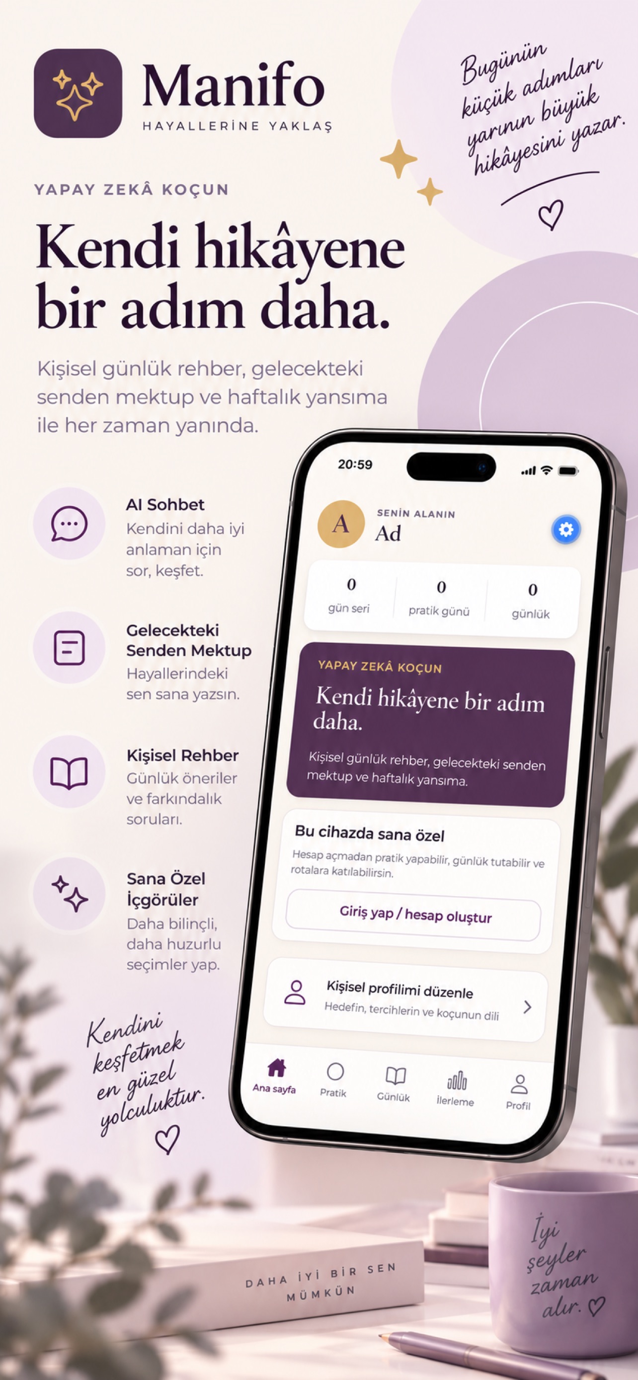 Screenshot 2 of Manifo – Manifest & Journal