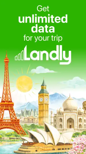 Landly: eSIM Unlimited Data screenshot 1