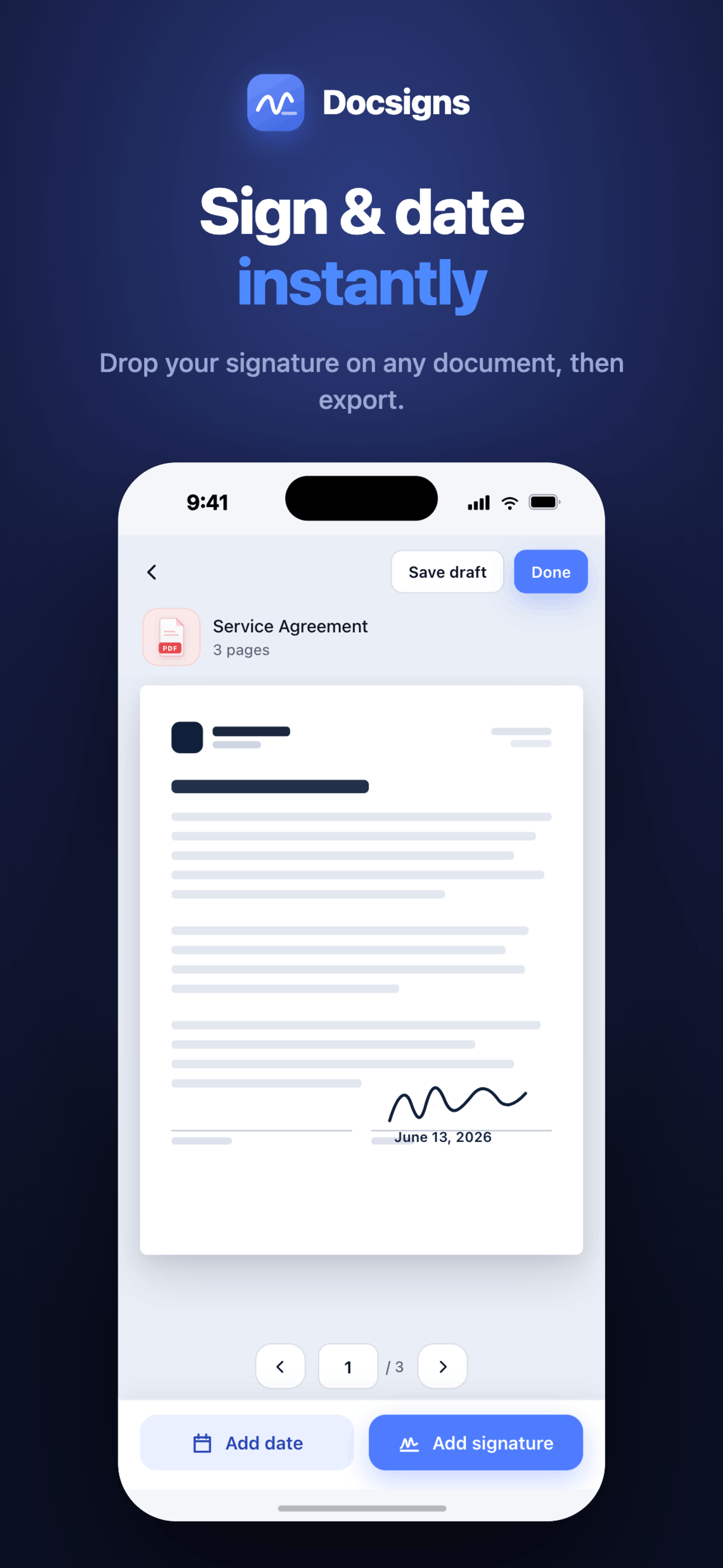 Docsigns: eSign PDF & Word