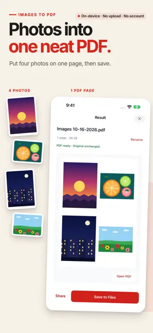 Photo to PDF: Merge, Compress screenshot 1