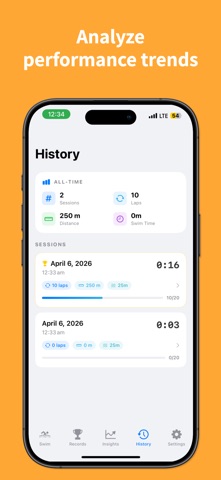 Swimming Lap Counter & Tracker Screenshot 5 of 5