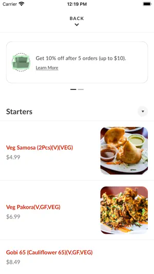Sivestar Indian Tacos screenshot 3