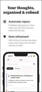 Echo | AI Notes screenshot #3 for iPhone