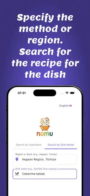 Nomu - AI Recipes & Cooking screenshot 2
