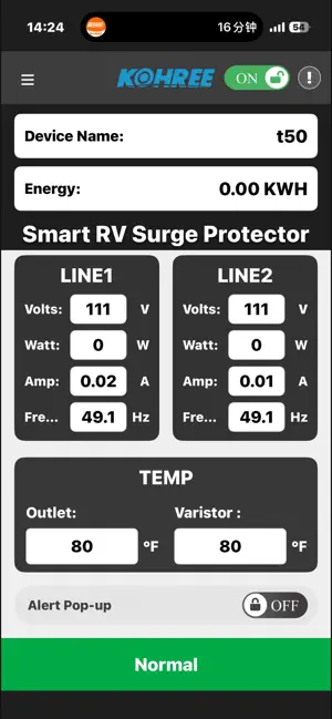 Kohree RV Surge Protector screenshot 3